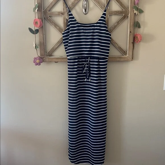 Cupshe Striped Drawstring Waist Maxi Dress - Picture 5 of 8